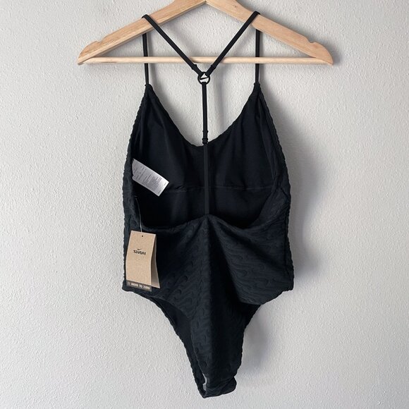 Nike Swim Swoosh Link Terry Y-Back One Piece Swimsuit Size M NWT - Picture 2 of 14